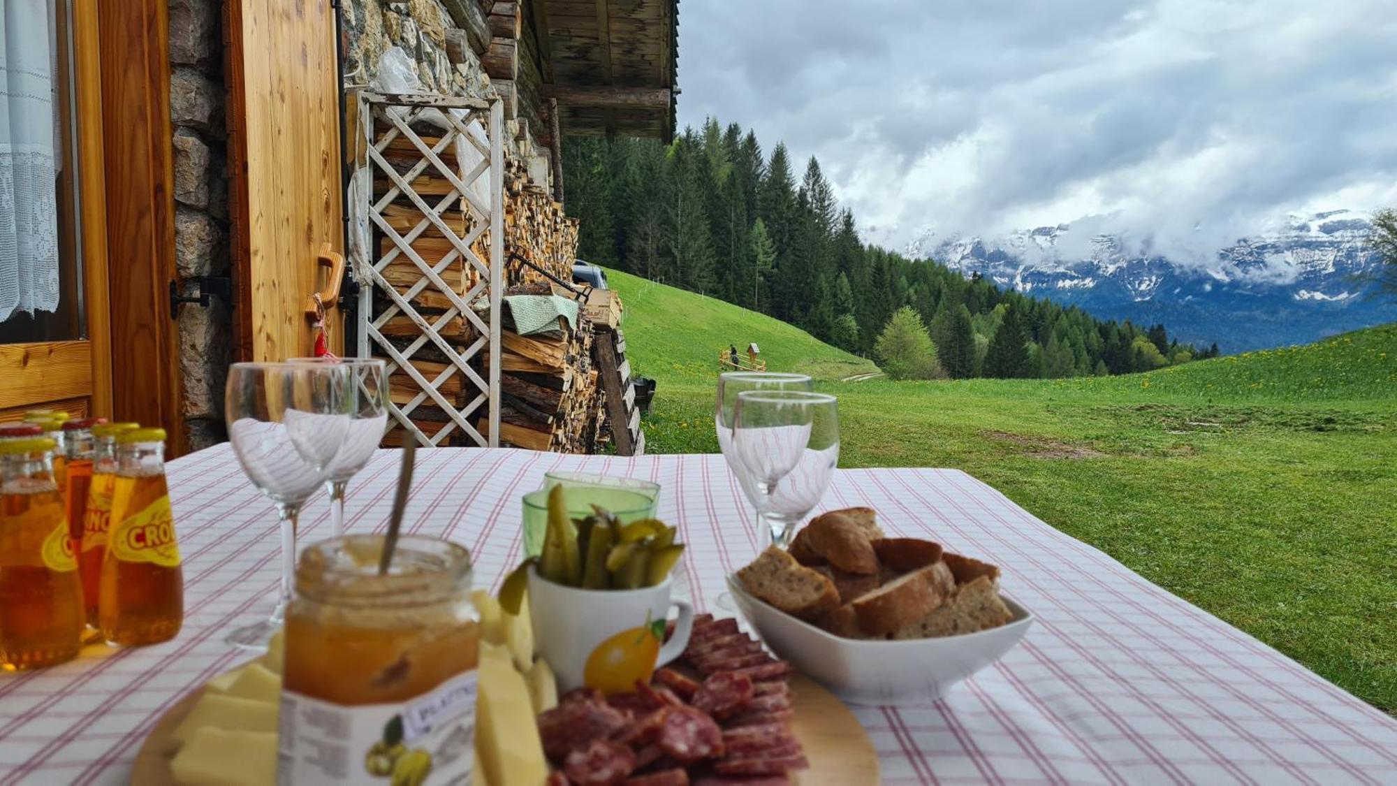 Baita Pra Petina Pale Di San Martino Siror Kültér fotó